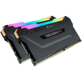 CORSAIR DDR4, 3200MHz 16GB 2x8GB DIMM, 16-18-18-36, XMP 2.0, VENGEANCE RGB PRO Heatspreader, RGB LED, 1.35V