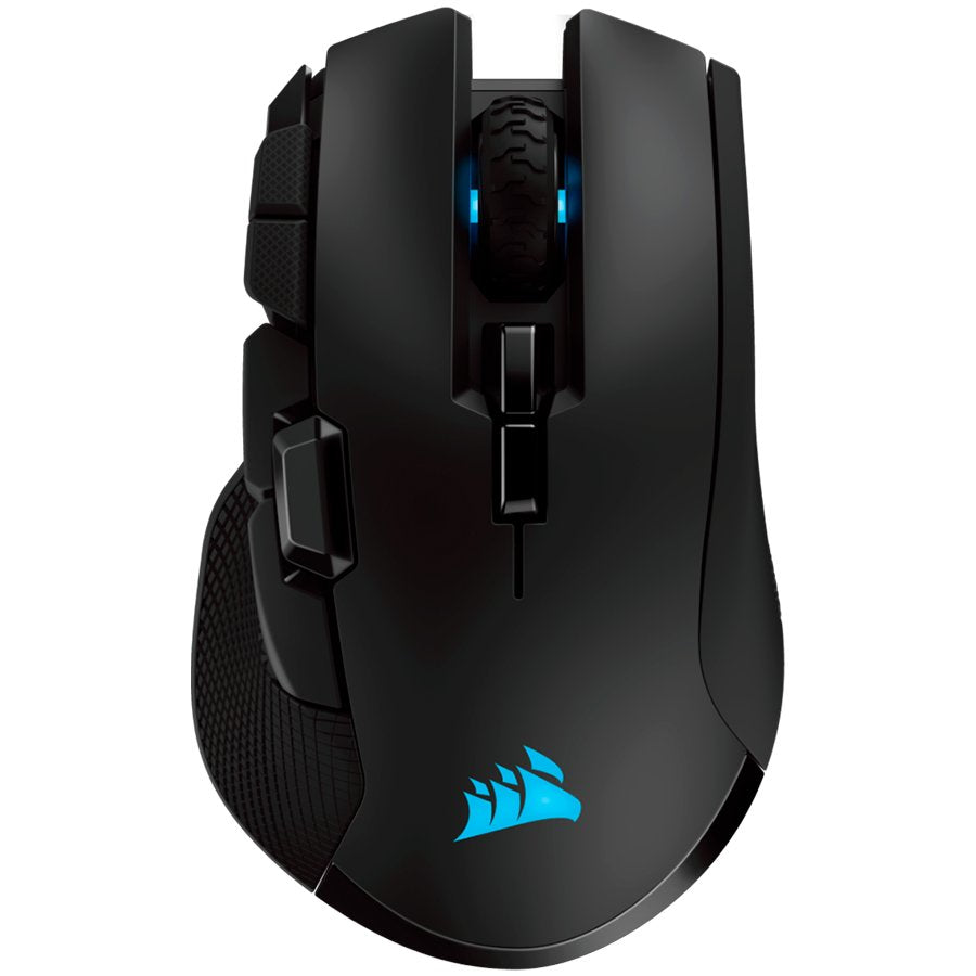 CORSAIR IRONCLAW RGB WIRELESS, Rechargeable with SLISPSTREAM, Black, Backlit RGB LED, 18000 DPI, Optical