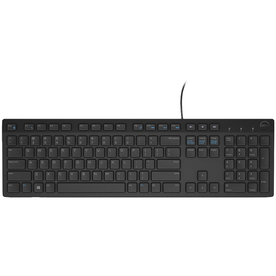 Keyboard Dell KB216 Multimedia, US International (QWERTY), Black