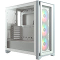 Corsair iCUE 4000X RGB Tempered Glass Mid-Tower, White