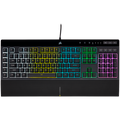 CORSAIR K55 RGB PRO Gaming Keyboard, Backlit Zoned RGB LED, Rubberdome