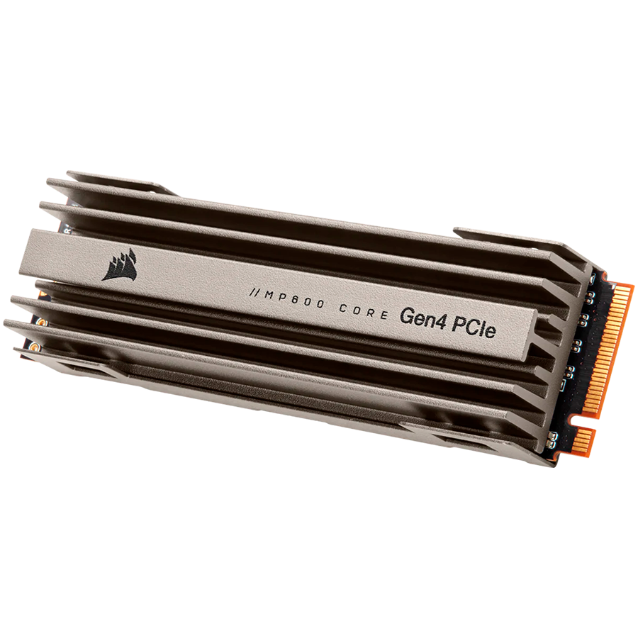 CORSAIR MP600 CORE 4TB SSD, M.2 NVMe PCle Gen4 x4, Read/Write: 4950 / 3950 MB/s, Read/Write IOPS: 630K/580K
