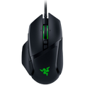 Razer Basilisk V3, 2nd-gen Razer Optical Mouse Switch rated for 70 million clicks, Optical Sensor - 26,000 DPI, 4-way Razer HyperScroll tilt wheel, Electronically actuated notched and free-spinning modes, Razer Speedflex Cable, Razer Chroma RGB