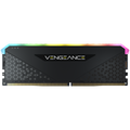 CORSAIR DDR4, 3200MHz 16GB 1x16GB Dimm, 16-20-20-38, XMP 2.0, Vengeance RGB RS, RGB LED, Black PCB, 1.35V, for AMD Ryzen & Intel