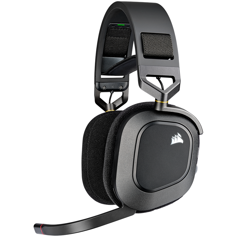 CORSAIR HS80 RGB Wireless Headset, Carbon - EU
