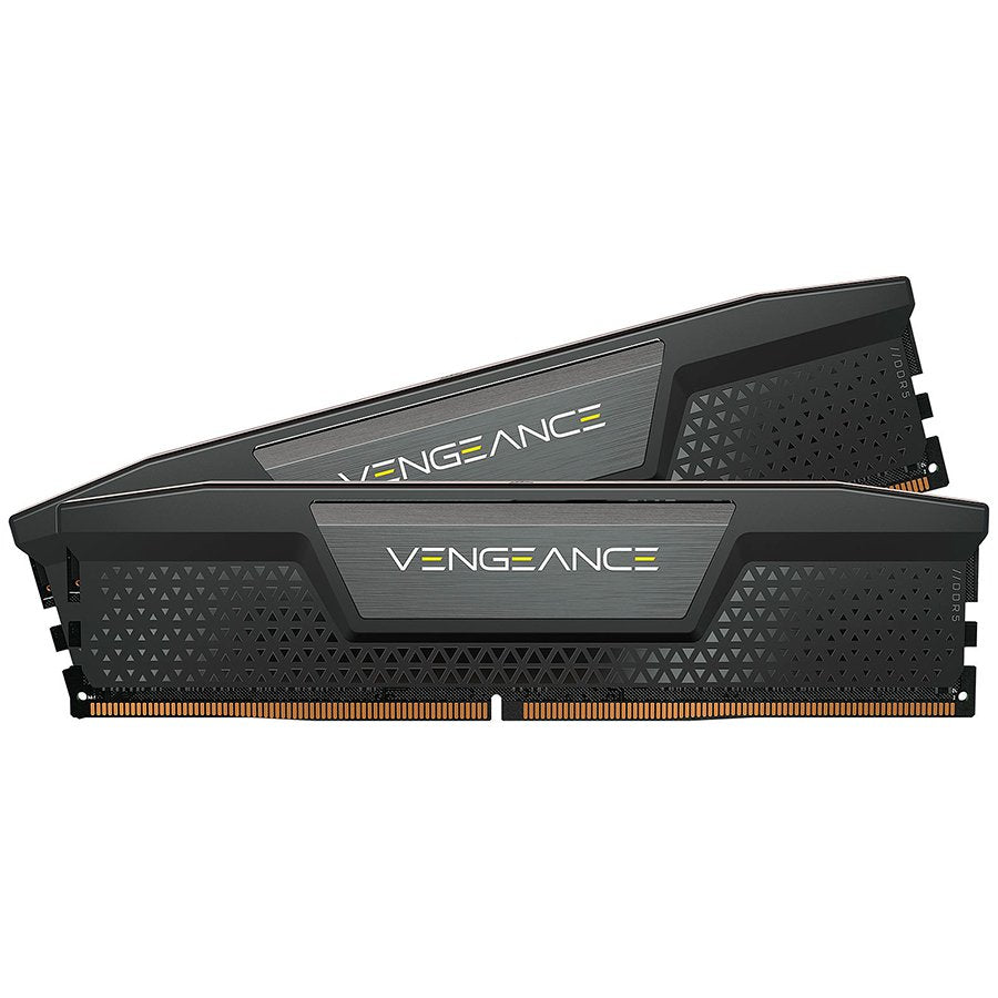 CORSAIR DDR5, 4800MT/s 32GB 2x16GB DIMM, 40-40-40-77, Std PMIC, XMP 3.0, VENGEANCE DDR5 Black Heatspreader, Black PCB, 1.1V