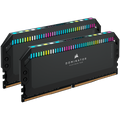 CORSAIR DDR5, 6200MT/s 32GB 2x16GB DIMM, 36-39-39-76, OC PMIC, XMP 3.0, DOMINATOR PLATINUM RGB DDR5 Black Heatspreader, RGB LED, 1.3V