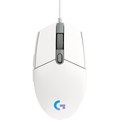 LOGITECH G102 LIGHTSYNC Corded Gaming Mouse - WHITE - USB - EER