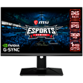 MSI Oculux NXG253R Gaming Monitor, 24.5" 360Hz, FHD (1920x1080) 16:9, Rapid IPS Anti-glare, 1ms GTG, 400nits, 1000:1, 178°/178°, NVIDIA Reflex, G-SYNC, ULMB, Adjustable Stand, Mystic Light, 1x DP, 1x HDMI, 3x USB 3.2, 3Y Warranty