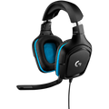 LOGITECH G432 Wired Gaming Headset 7.1 - LEATHERETTE - BLACK/BLUE - USB