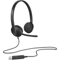 LOGITECH H340 Corded Headset - BLACK - USB
