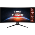 MSI GAMING Monitor OPTIX MAG342CQR 34", VA Curved 1500R, UWQHD 3440x1440@144Hz, Adaptive Sync, 1ms(MPRT), 2xHDMI 2.0, 1xDP 1.4, 1xAudio, Mystic Light