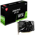 MSI Video Card NVidia GeForce RTX 3050 AERO ITX 8G OC, 8GB GDDR6, 128bit, Effective Memory Clock: 14000MHz, Boost: 1807MHz, 2560 CUDA Cores, PCI-E 4.0 x8, 3x DP, HDMI 2.1, RAY TRACING, 550W Recommended PSU, Backplate, 3Y