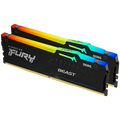 Kingston DRAM 32GB 5200MT/s DDR5 CL40 DIMM (Kit of 2) FURY Beast RGB XMP