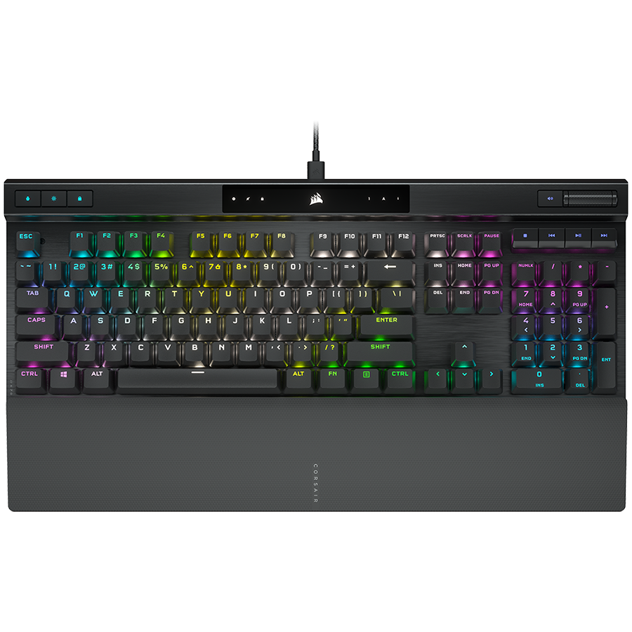 CORSAIR K70 RGB PRO Mechanical, Backlit RGB LED, CHERRY MX Red, Black