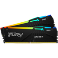Kingston DRAM 64GB 5200MT/s DDR5 CL40 DIMM (Kit of 2) FURY Beast RGB XMP
