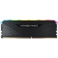 CORSAIR DDR4, 3200MHz 8GB 1x8GB Dimm, 16-20-20-38, XMP 2.0, Vengeance RGB RS, RGB LED, Black PCB, 1.35V, for AMD Ryzen & Intel