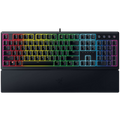 Razer Ornata V3, Mecha-membrane switches, 10 Razer Chroma™ RGB Lighting Zones, 1000 Hz Ultrapolling, Backlit keys, UV coated ABS Keycaps, Soft-touch wrist rest"