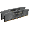 CORSAIR DDR5, 5600MT/s 32GB 2x16GB DIMM, 36-36-36-76, Std PMIC, AMD EXPO, VENGEANCE DDR5 Cool Grey Heatspreader, Black PCB, 1.25V