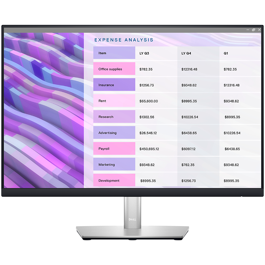 Dell Monitor LED P2723D, 27", QHD (2560 x 1440), 16:9 60Hz, IPS AG, ComfortView Plus, Flicker Free, 350 cd/m2, 1000:1, 178/178, 8ms/5ms, HDMI, DP, 4 x USB 3.2 Gen 1, Height, Pivot, Swivel, Tilt adjustable, 3Y