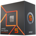 AMD CPU Desktop Ryzen 5 6C/12T 7600 (5.2GHz Max, 38MB,65W,AM5) box, with Radeon Graphics and Wraith Stealth Cooler