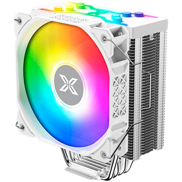 Xigmatek Air Killer Pro Arctic EN47925 White, X22A Arctic Fan, ARGB Top Cover, Reinforced Plastic Steel Backplate, Mini ARGB LED Controller