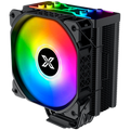 Air Killer Pro EN47895 Black, X22A FAN, ARGB Top Cover, Reinforced Plastic Steel Backplate, Mini ARGB LED Controller
