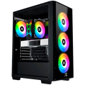 Xigmatek Elite One EN49684 , ATX/M-ATX/Mini ITX, U3x1 & U2x2, TG FP & Left TG, 4PCS X24A Fan & ARGB Fan Control PCB