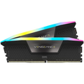 CORSAIR DDR5, 5200MT/s 32GB 2x16GB DIMM, 40-40-40-77, XMP 3.0, VENGEANCE RGB DDR5 Black Heatspreader, RGB LED, 1.25V
