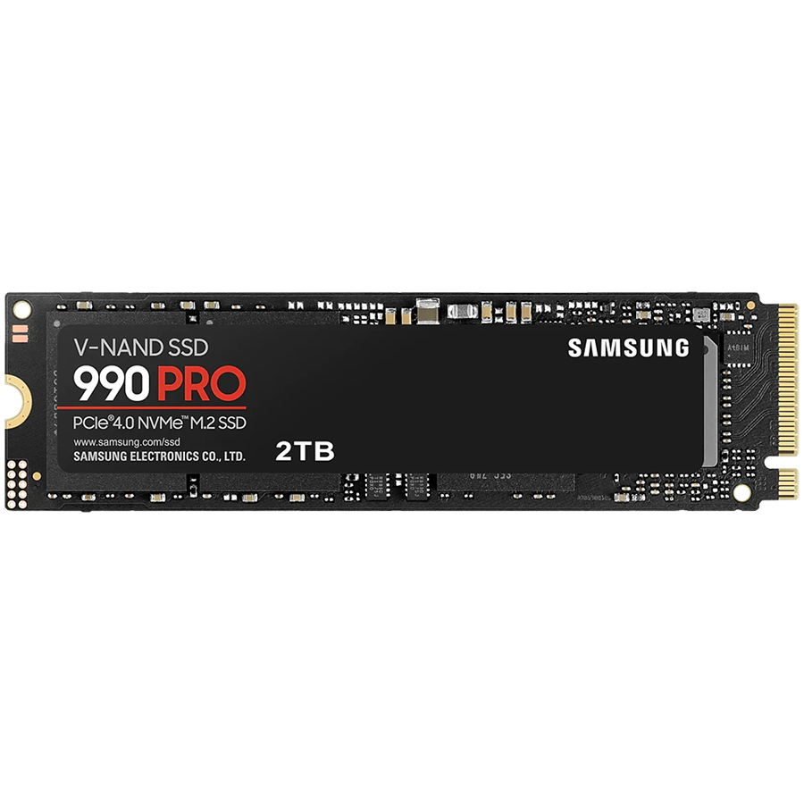 Samsung SSD 2TB M.2 PCIEx4 PCI Gen4.0 990 Pro without Heatsink 1200 TBW 5 yrs