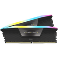 CORSAIR DDR5, 6000MT/s 32GB 2x16GB DIMM, 36-44-44-96, Std PMIC, XMP 3.0, VENGEANCE RGB DDR5, Black PCB, 1.4V