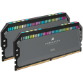 CORSAIR DDR5, 6000MT/s 32GB 2x16GB DIMM, 30-36-36-76, Std PMIC, AMD EXPO, DOMINATOR PLATINUM RGB DDR5 Cool Grey Heatspreader, RGB LED, 1.4V
