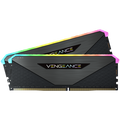 CORSAIR DDR5, 6000MT/s 64GB 2x32GB DIMM, 30-36-36-76, Std PMIC, AMD EXPO, VENGEANCE RGB DDR5 Black Heatspreader, RGB LED, 1.4V