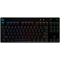 LOGITECH G PRO X TKL LIGHTSPEED Mechanical Gaming Keyboard - BLACK - US INT'L - TACTILE