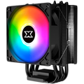 Windpower 964 RGB EN46478, Black Anodized, 90mm RGB PWM Fan, Single Rainbow LED Mode, Reinforced Plastic Backplate