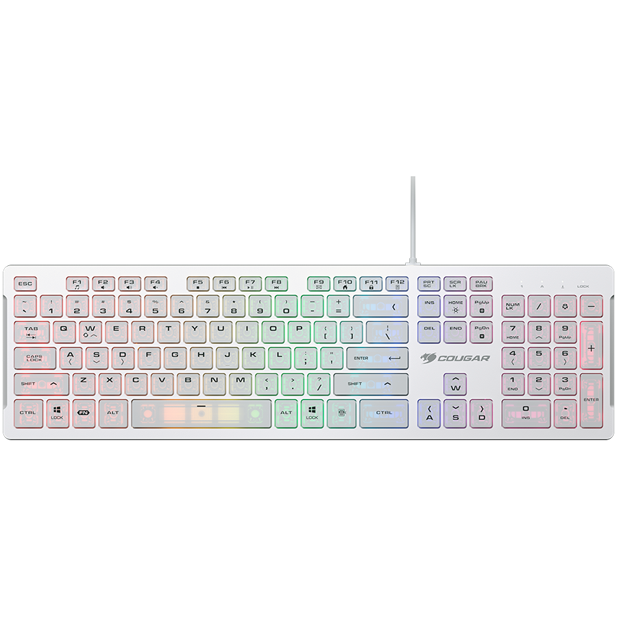 COUGAR VANTAR S Gaming Keyboard, White