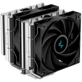 DeepCool AG620, CPU Air Cooler, 2x120mm PWM Fan, TDP 260W, 6 Heatpipes, LGA2066/2011-v3/2011/1700/1200/115x, AMD AM5/AM4, 129x136x157 mm(LxWxH), 2Y, R-AG620-BKNNMN-G-1
