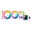 DeepCool LS720 WH, 360mm CPU Liquid Cooler, 3x120mm FC120 ARGB PWM Fans, ARGB Infinity Mirror, White, LGA 2066/2011-v3/2011/1700/1200/115x, AMD sTRX4/sTR4/AM5/AM4, 5Y, R-LS720-WHAMNT-G-1