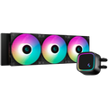 DeepCool LE720, 360mm CPU Liquid Cooler, 3x120mm ARGB PWM Fans, Anti-Leak Technology, ARGB Pump Top, Black, LGA 1700/1200/115x, AMD AM5/AM4, 3Y, R-LE720-BKAMMN-G-1
