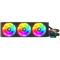 COUGAR Poseidon Elite ARGB 360 BK AIO Liquid Cooler, 3x Cougar MHP 120mm 2000rpm PWM Fans, ARGB Lighting with Infinity Mirror, 90-degree utteright fins, Intel LGA LGA1851 / LGA1700 / LGA1200 / LGA115X , AM5 / AM4 / AM3 / AM2 / FM2 / FM1