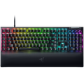 Razer BlackWidow V4 Mechanical Gaming Keyboard, US Layout, Green Switch, Razer Chroma™ RGB, 6 Macro Keys, Lubricated Stabilizers, Media Keys, Magnetic Wrist Rest, Up to 8000 Hz Polling Rate, Detachable Type C Cable