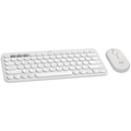 LOGITECH Pebble 2 Bluetooth Keyboard Combo - TONAL WHITE - US INT'L