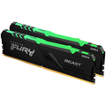 Kingston 64GB 3200MT/s DDR4 CL16 DIMM (Kit of 2) FURY Beast RGB