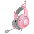 Kraken Kitty V2 - Pink, Gaming headset, Kitty Ears, Stream Reactive Lighting, HyperClear Cardioid Mic, 40 mm TriForce Drivers, Built into the earcups microphone, Razer Chroma RGB (Ear and Earcups), Surround sound: Only available on Windows 10 64-bit