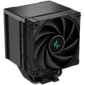 DeepCool AK500 Zero Dark, CPU Air Cooler, 1x120mm FK120 PWM FDB Fan, Digital Display, ARGB, TDP 240W, 5 Heatpipes, Black, LGA2066/2011-v3/2011/1700/1200/115x, AMD AM5/AM4, 127x117x160 mm(LxWxH), 3Y,R-AK500-BKNNMT-G-1