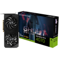 Gainward GeForce RTX4070 Ghost OC, 12GB GDDR6X, 192 Bit, 1x HDMI 2.1, 3x DP 1.4a, 2 Fan, 1x 8-pin power connector, recommended PSU 750W, NED4070S19K9-1047B
