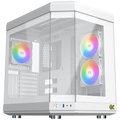 Xigmatek CUBI Arctic EN41983 White, E-ATX/ATX/M-ATX/MINI ITX, USB-C X 1,HD AUDIO, 3PCS TG, 6PCS Z20A Arctic & Galaxy II Fan Control Kit