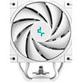 DeepCool AK500S Digital WH, CPU Air Cooler, 1x120mm FK120 PWM FDB Fan, ARGB, Digital Display, White, TDP 240W, 5 Heatpipes, Fluid Dynamic Bearing, LGA1700/1200/1151/1150/1155, AMD AM5/AM4,125×96×160 mm(L×W×H), 3Y, R-AK500S-WHADMN-G