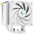 DeepCool AK500 Digital WH, CPU Air Cooler, 1x120mm FK120 PWM FDB Fan, ARGB, Digital Display, White, TDP 240W, 5 Heatpipes, Fluid Dynamic Bearing, LGA2066/2011-v3/2011/1700/1200/1151/1150/1155, AMD AM5/AM4, 127×117×160 mm(L×W×H), 3Y, R-AK500-WHADM