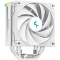 DeepCool AK400 Digital WH, CPU Air Cooler, 1x120mm FK120 PWM Fan, Digital Display, ARGB, TDP 220W, 4 Heatpipes, White, LGA1700/1200/115x, AMD AM5/AM4, 126x97x156 mm(LxWxH), 3Y, R-AK400-WHADMN-G